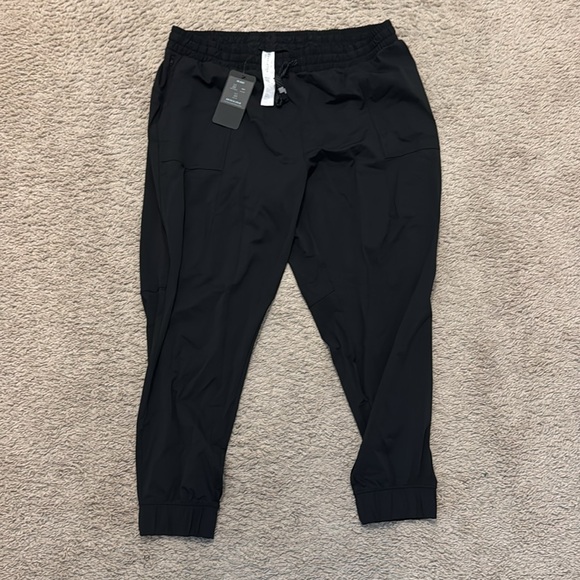 Fabletics Black Track Pants - Picture 3 of 5